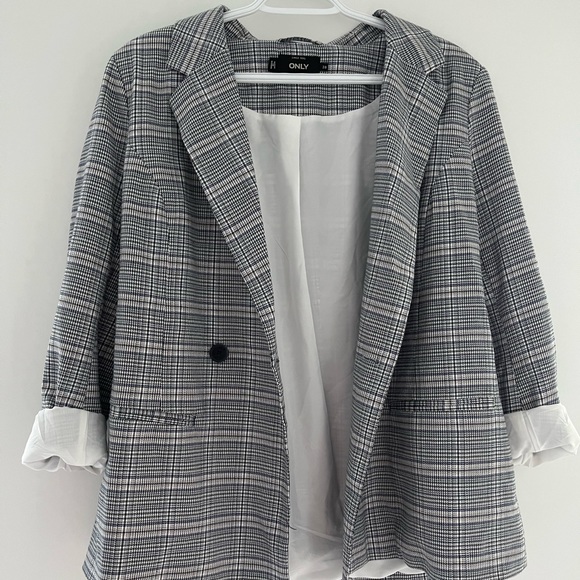Blazer - white, blue, black stripes - Picture 1 of 3